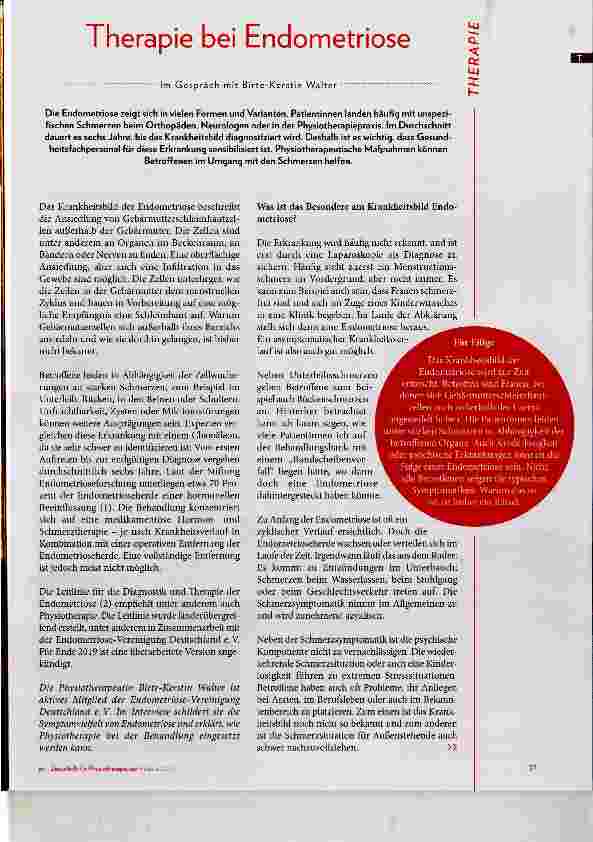 Vorschauseite 2: Therapie bei Endometriose
