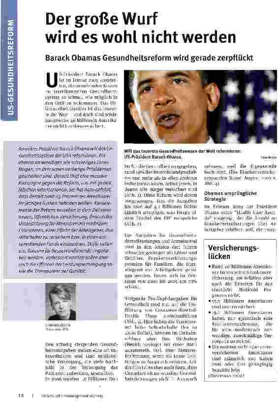 Vorschauseite 1: Der große Wurf wird es wohl nicht werden