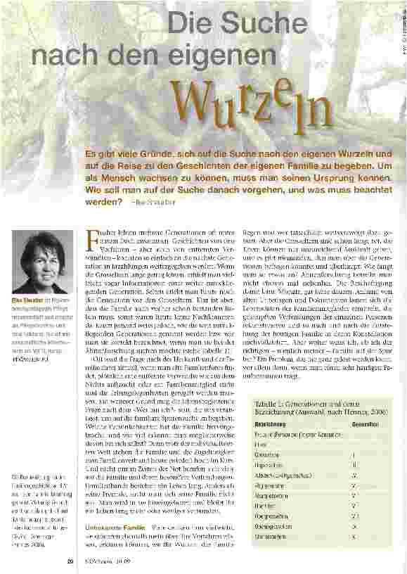 Vorschauseite 1: Die Suche nach den eigenen Wurzeln