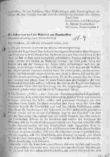 Vorschauseite 1: Die Schwester und die Wahrheit am Krankenbett