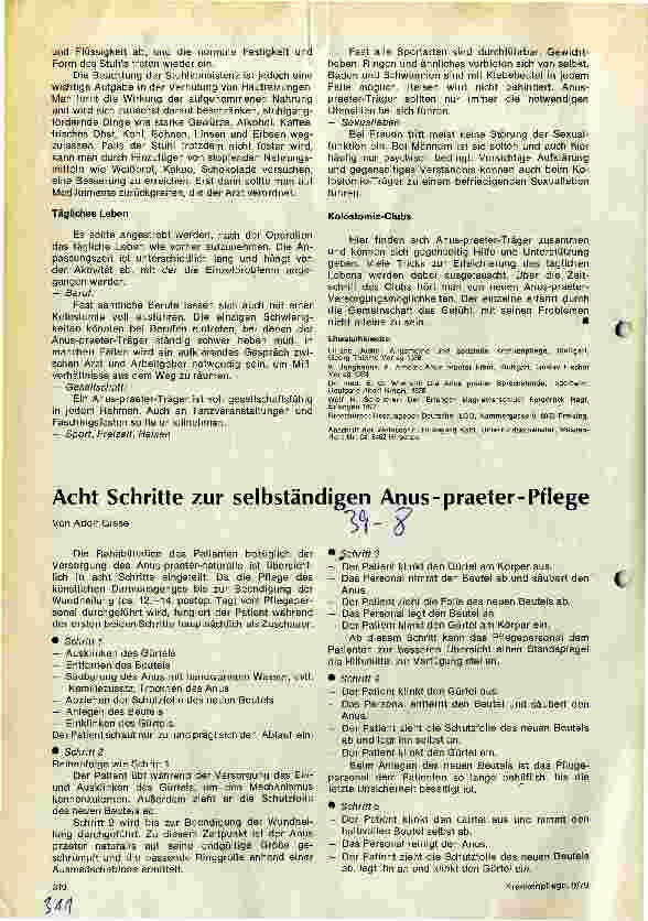 Vorschauseite 5: Was ist vor und nach der Operation eines Rektumkarzinoms mit Anlegung eines Anus praeter pflegerisch zu tun und zu beachten