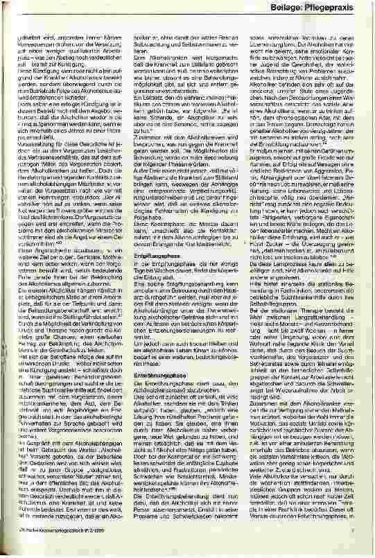 Vorschauseite 6: Alkoholismus im Arbeitsleben