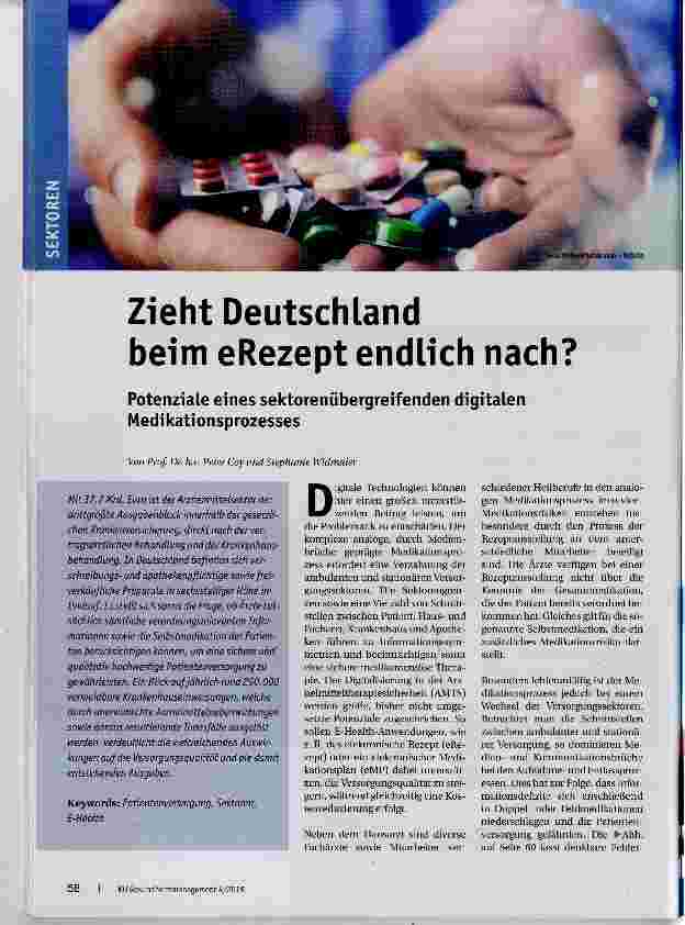 Vorschauseite 1: Zieht Deutschland beim eRezept endlich nach?
