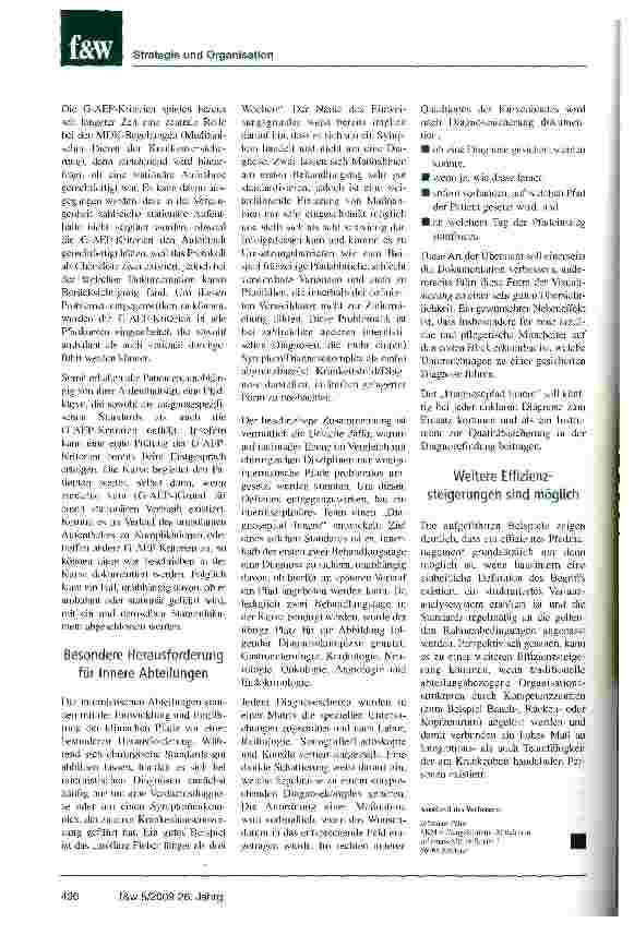 Vorschauseite 4: Prozessoptimierung durch klinische Pfade