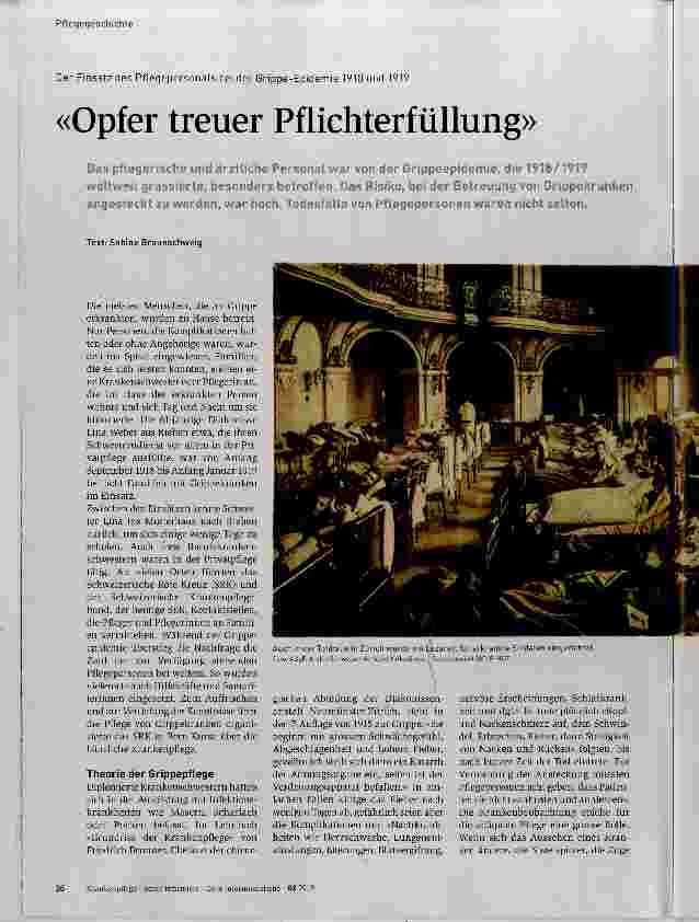 Vorschauseite 1: Opfer treuer Pflichterfüllung