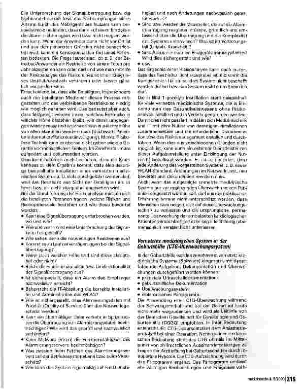 Vorschauseite 3: Medizinische Netzwerke und vernetzte medizinische Systeme - Teil 2