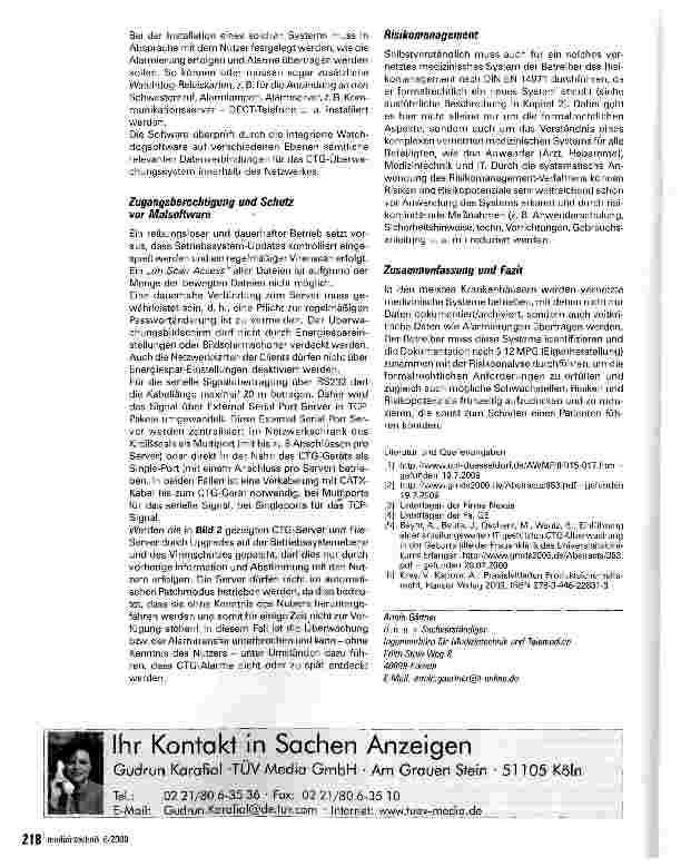 Vorschauseite 6: Medizinische Netzwerke und vernetzte medizinische Systeme - Teil 2