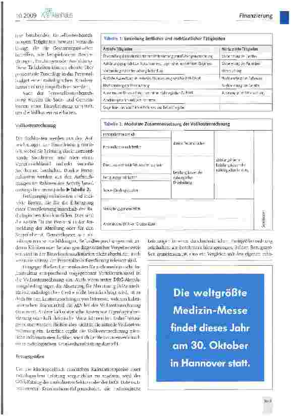 Vorschauseite 2: Preisbildung bei radiologischen Krankenhausleistungen