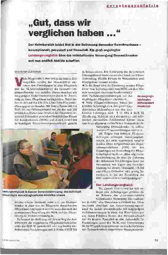 Vorschauseite 1: Gut, dass wir verglichen haben...