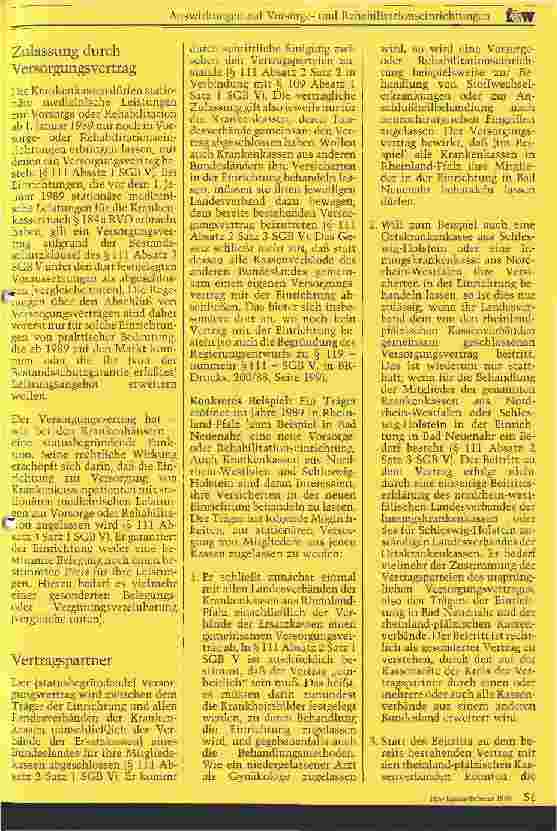 Vorschauseite 3: Auswirkungen auf Vorsorgeund Rehabilitationseinrichtungen