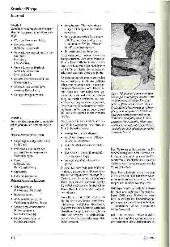 Vorschauseite 2: Strenge Indikationsstellung für transurethrale Blasenverweilkatheter in der Allgemeinchirurgie