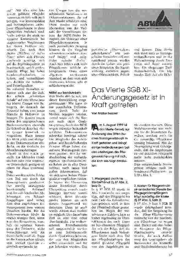 Vorschauseite 2: Qualitätsmerkmale in der Pflege