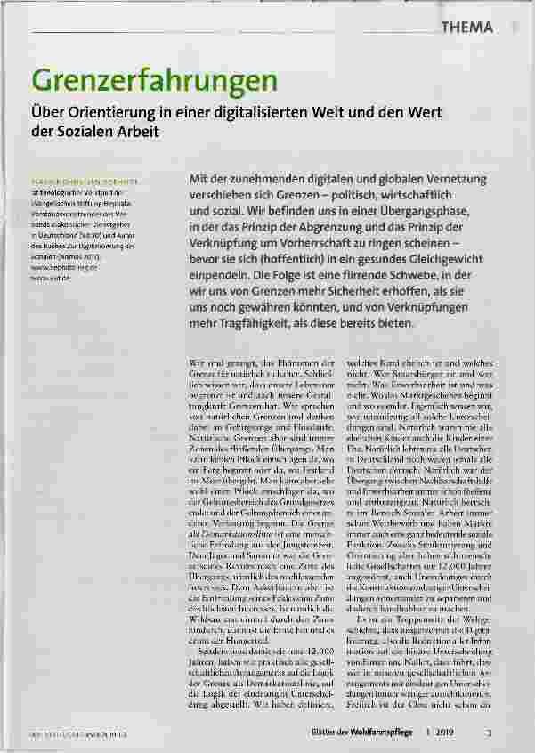 Vorschauseite 1: Grenzerfahrungen