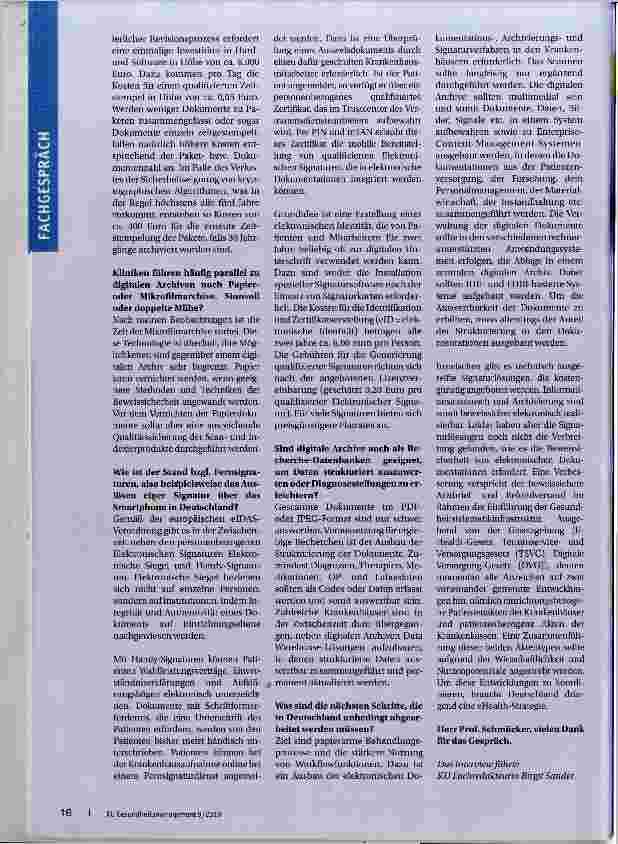 Vorschauseite 3: Analoge Archive sind passé