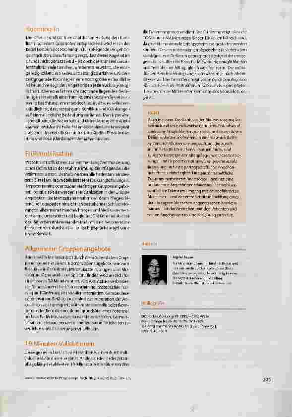 Vorschauseite 2: Praxisorientiertes Pflegekonzept