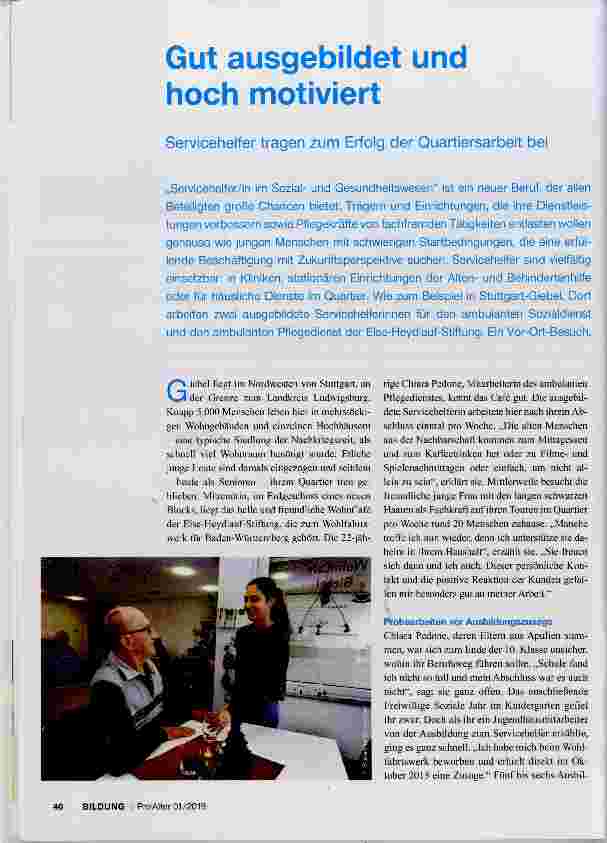 Vorschauseite 1: Gut ausgebildet und hoch motiviert