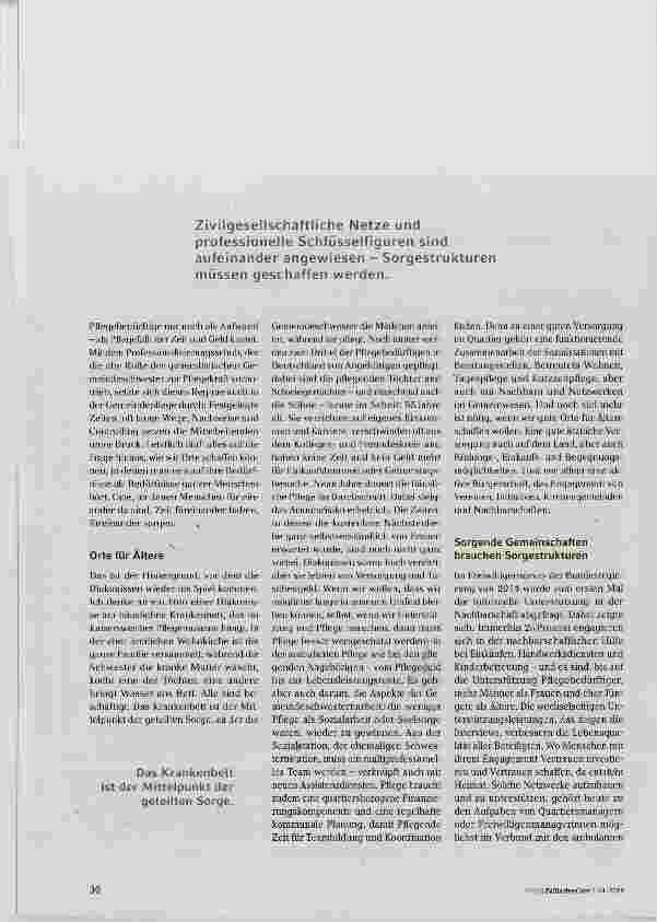 Vorschauseite 2: Die Seele des Sozialen - Sorgequellen in der Diakonissengeschichte