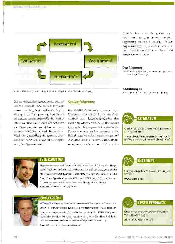 Vorschauseite 6: Verknüpfung von ICF und XSMFA-Fragebogen