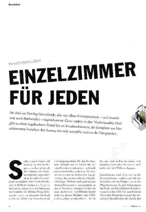 Vorschauseite 1: EINZELZIMMER FÜR JEDEN