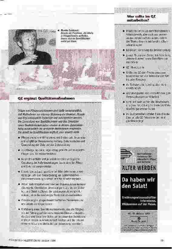 Vorschauseite 4: Qualitätszirkel - eine runde Sache