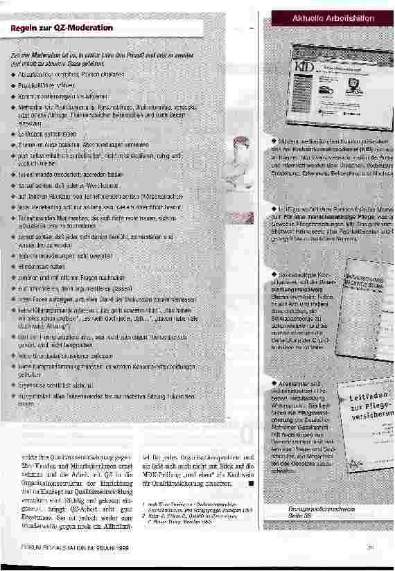Vorschauseite 6: Qualitätszirkel - eine runde Sache