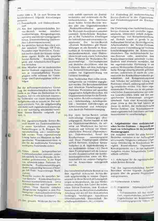 Vorschauseite 2: Aufgabenstellung und organisatorische Struktur von medizintechnischen Service-Zentren in Krankenhäusern der Maximalversorgung