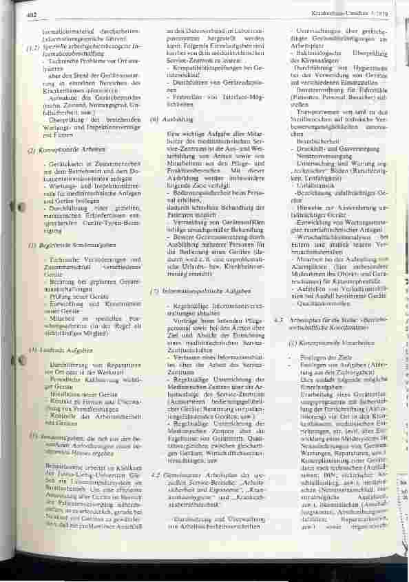 Vorschauseite 4: Aufgabenstellung und organisatorische Struktur von medizintechnischen Service-Zentren in Krankenhäusern der Maximalversorgung