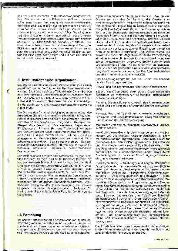 Vorschauseite 2: 25 Jahre Deutsches Krankenhaus-Institut