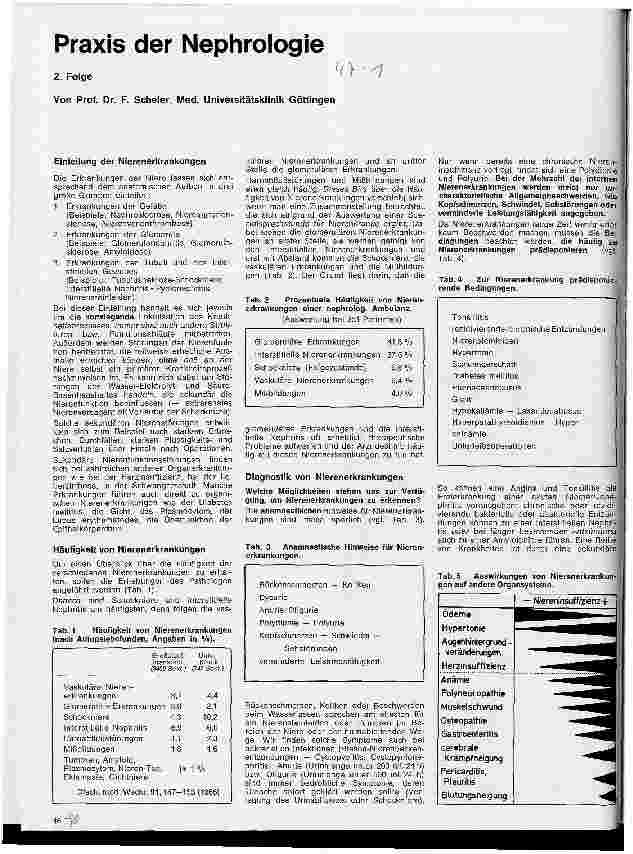 Vorschauseite 1: Praxis der Nephrologie 2. Folge