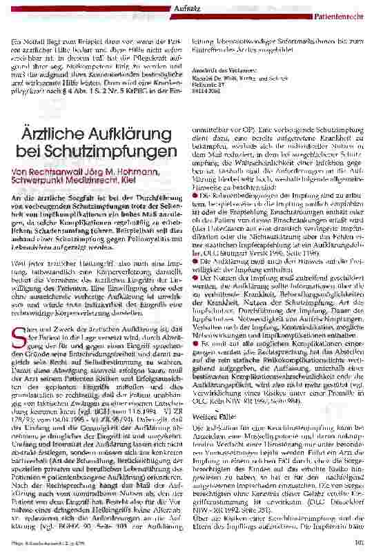 Vorschauseite 4: Die Delegation ärztlicher Tätigkeiten an Krankenpflegekräfte