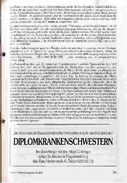 Vorschauseite 2: Sonderausbildung an der Uni - eine Utopie?