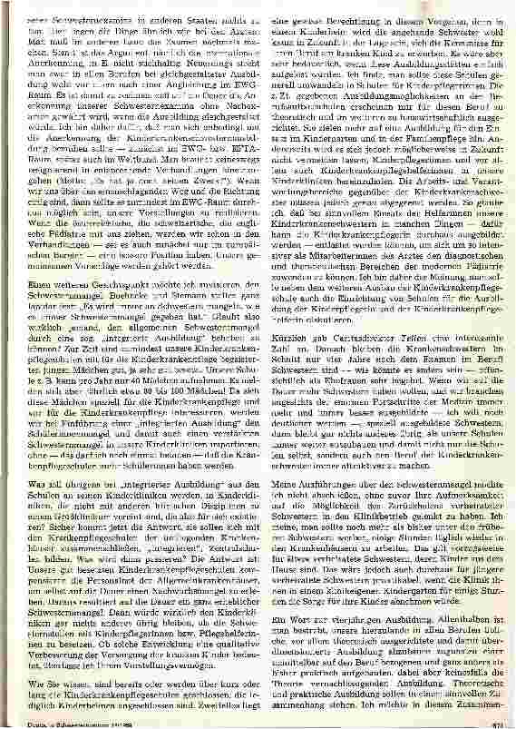Vorschauseite 3: Was erwartet der Kinderarzt von der Ausbildung der Kinderkrankenschwester
