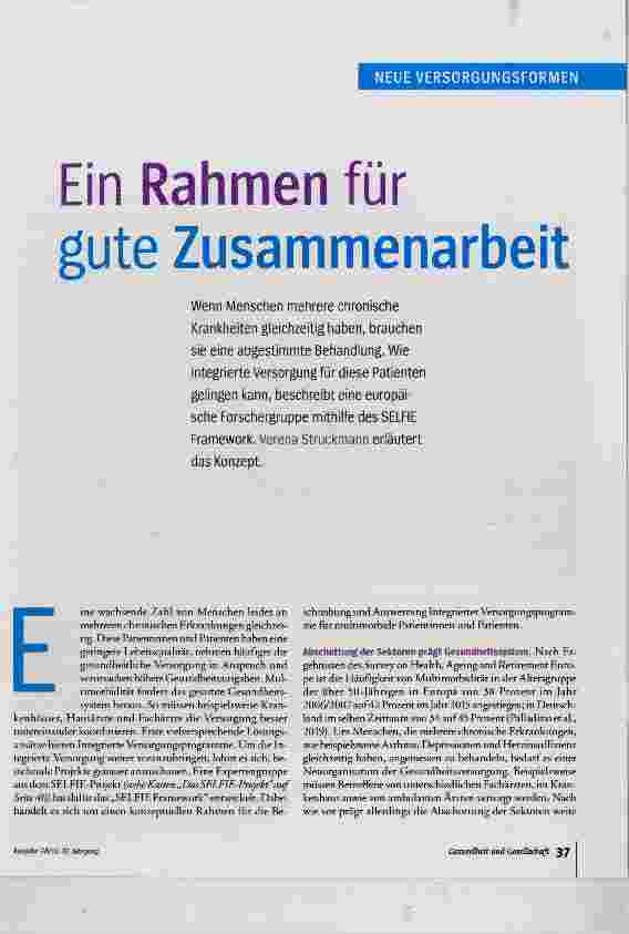 Vorschauseite 1: Ein Rahmen für gute Zusammenarbeit