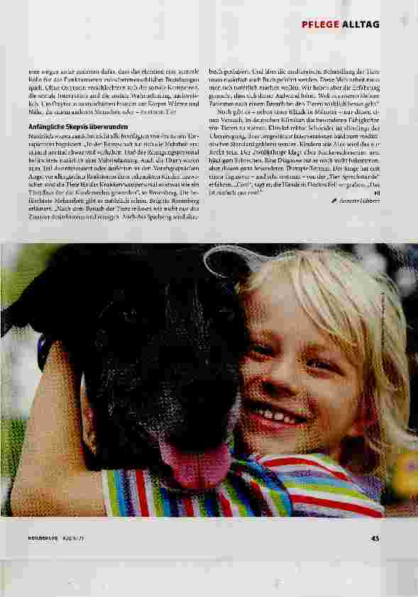 Vorschauseite 3: Tierische Therapiesitzung