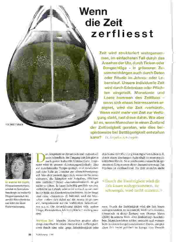 Vorschauseite 1: Wenn die Zeit zerfliesst