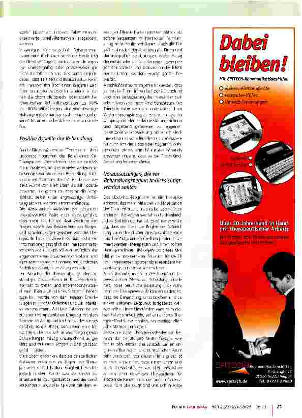 Vorschauseite 6: Das Lidcombe-Programm