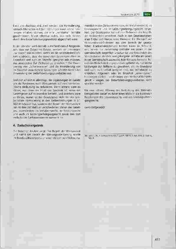 Vorschauseite 5: Die Einführung von Instrumenten der Wirkungssteuerung durch das Bundesteilhabegesetz und ihre rechtlichen Implikationen