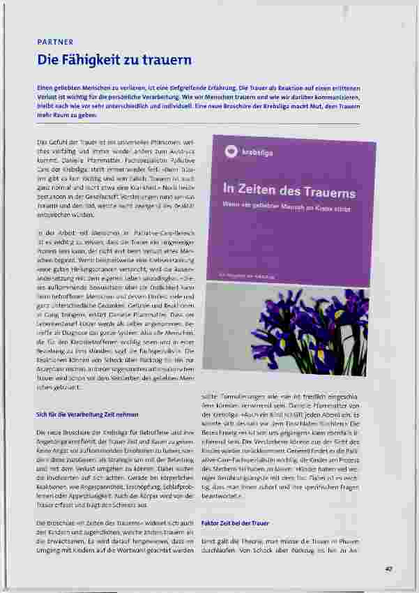 Vorschauseite 1: Die Fähigkeit zu trauern