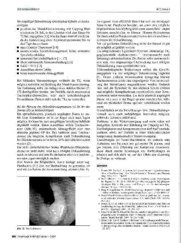 Vorschauseite 6: Das Trachealkanülenmanagement in der neurologischen Rehabilitation
