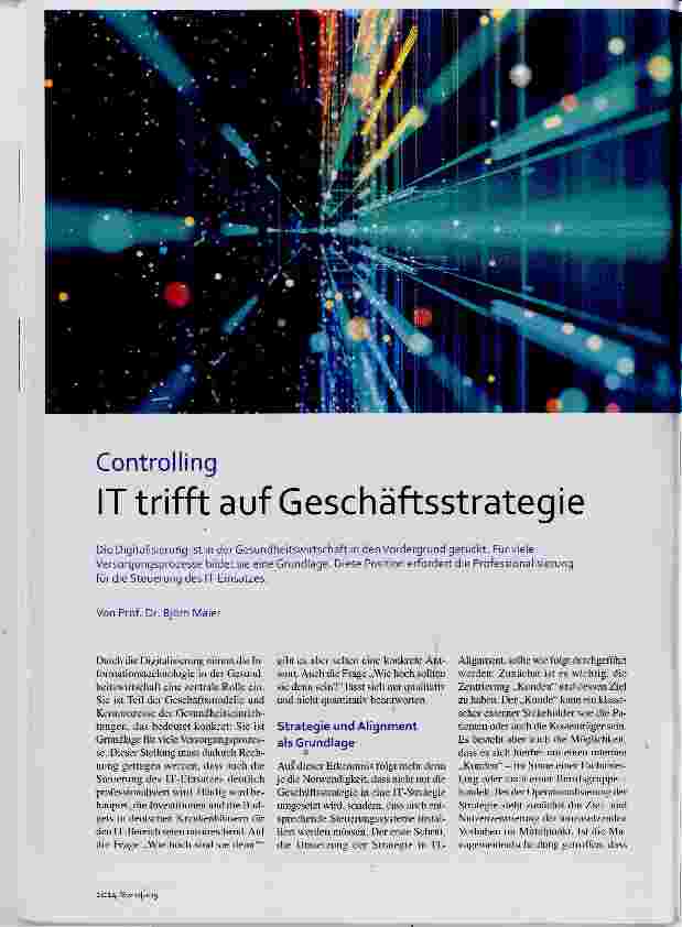 Vorschauseite 1: IT trifft auf Geschäftsstrategie