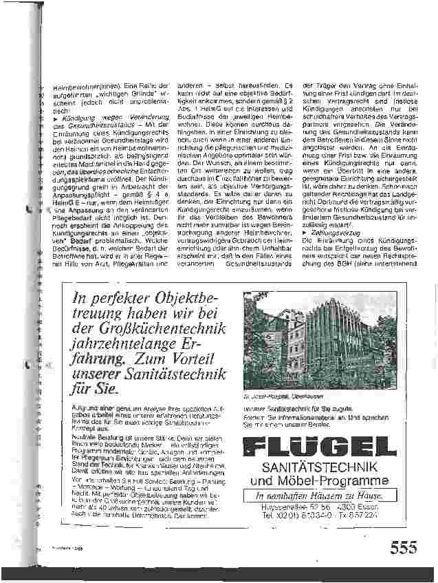 Vorschauseite 2: Heimvertrag und Heimgesetznovelle