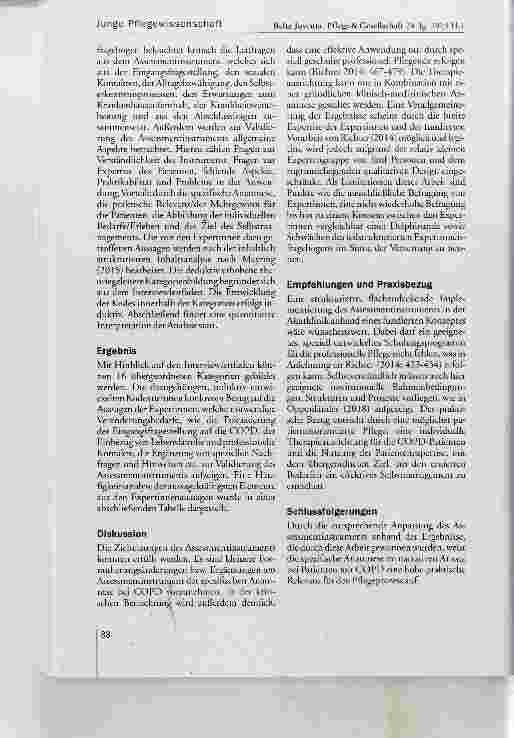 Vorschauseite 2: Junge Pflegewissenschaft