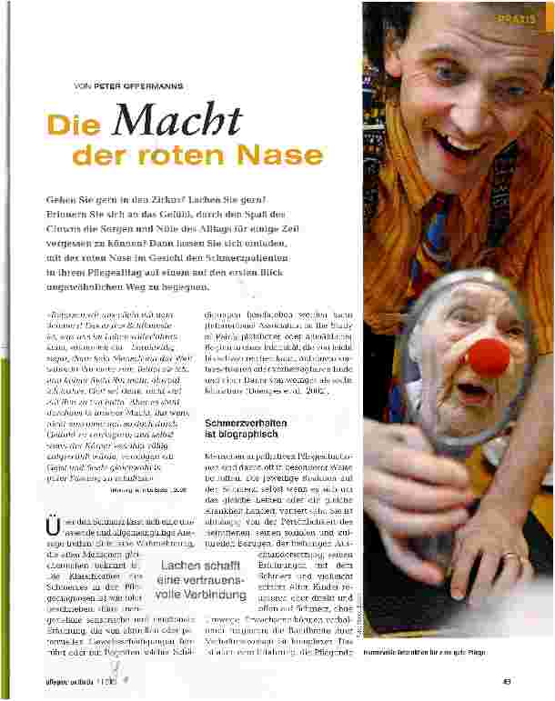 Vorschauseite 1: Die Macht der roten Nase