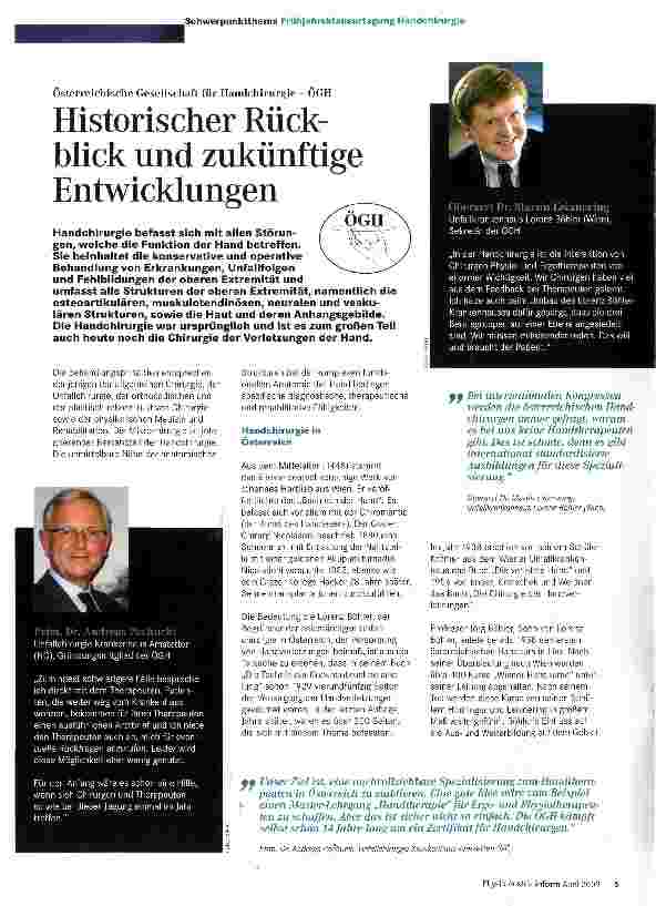 Vorschauseite 1: Historischer Rückblick und zukünftige Entwicklungen