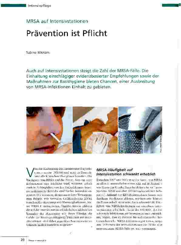 Vorschauseite 1: Prävention ist Pflicht