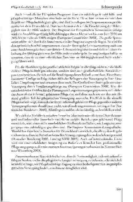 Vorschauseite 3: Zugänglichkeit und Nachhaltigkeit in der Langzeitversorgung — der Aufbau von Pflegestützpunkten vor dem Hintergrund internationaler Erfahrungen