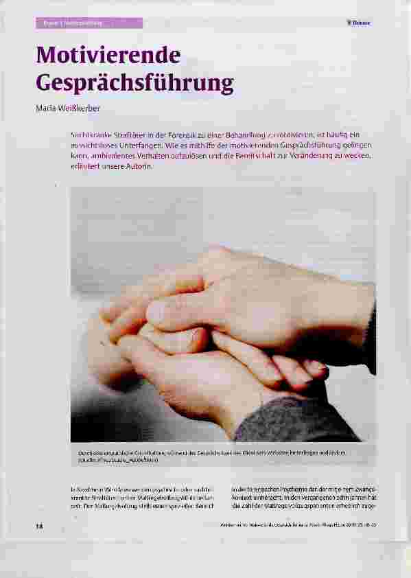 Vorschauseite 1: Motivierende Gesprächsführung