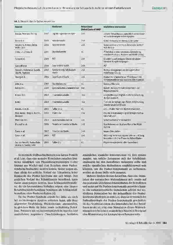 Vorschauseite 4: Pflegerisch-therapeutische Interventionen zur Behandlung von Schlaganfallbetroffenen mit dem Pusher-Syndrom