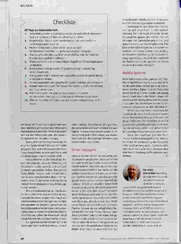 Vorschauseite 3: Crashtest Datensicherheit