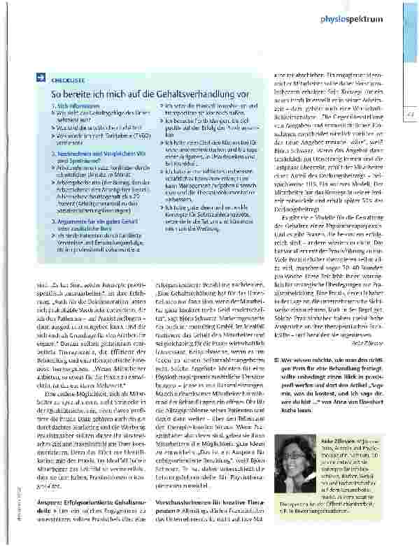 Vorschauseite 4: Gehaltsverhandlung -ein Balanceakt